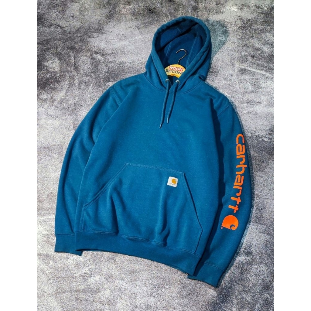 Hoodie carhartt spellout