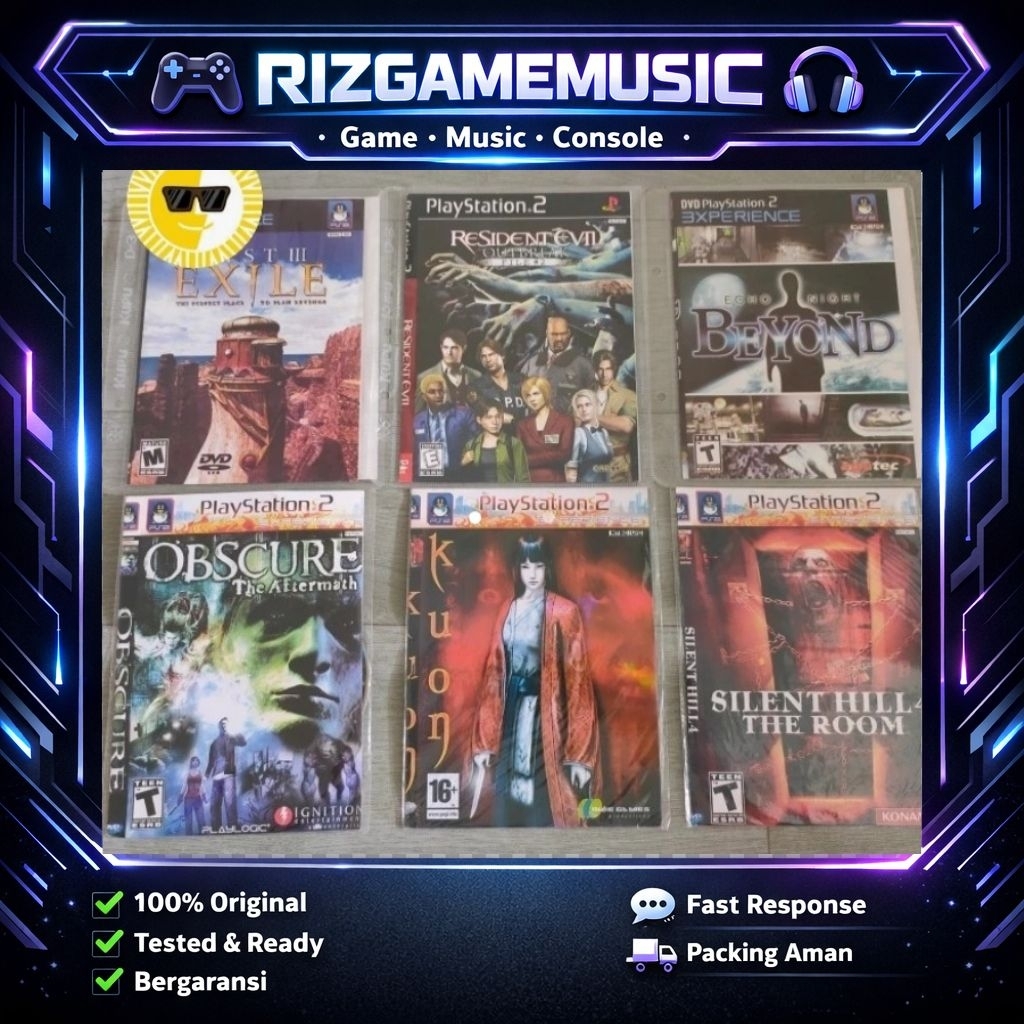 Kaset Game PS2 First Press Ori Pabrik