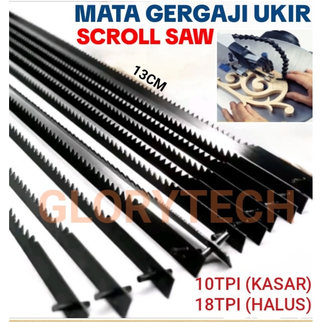 Mata Scroll saw / Mata gergaji scroll ukir.