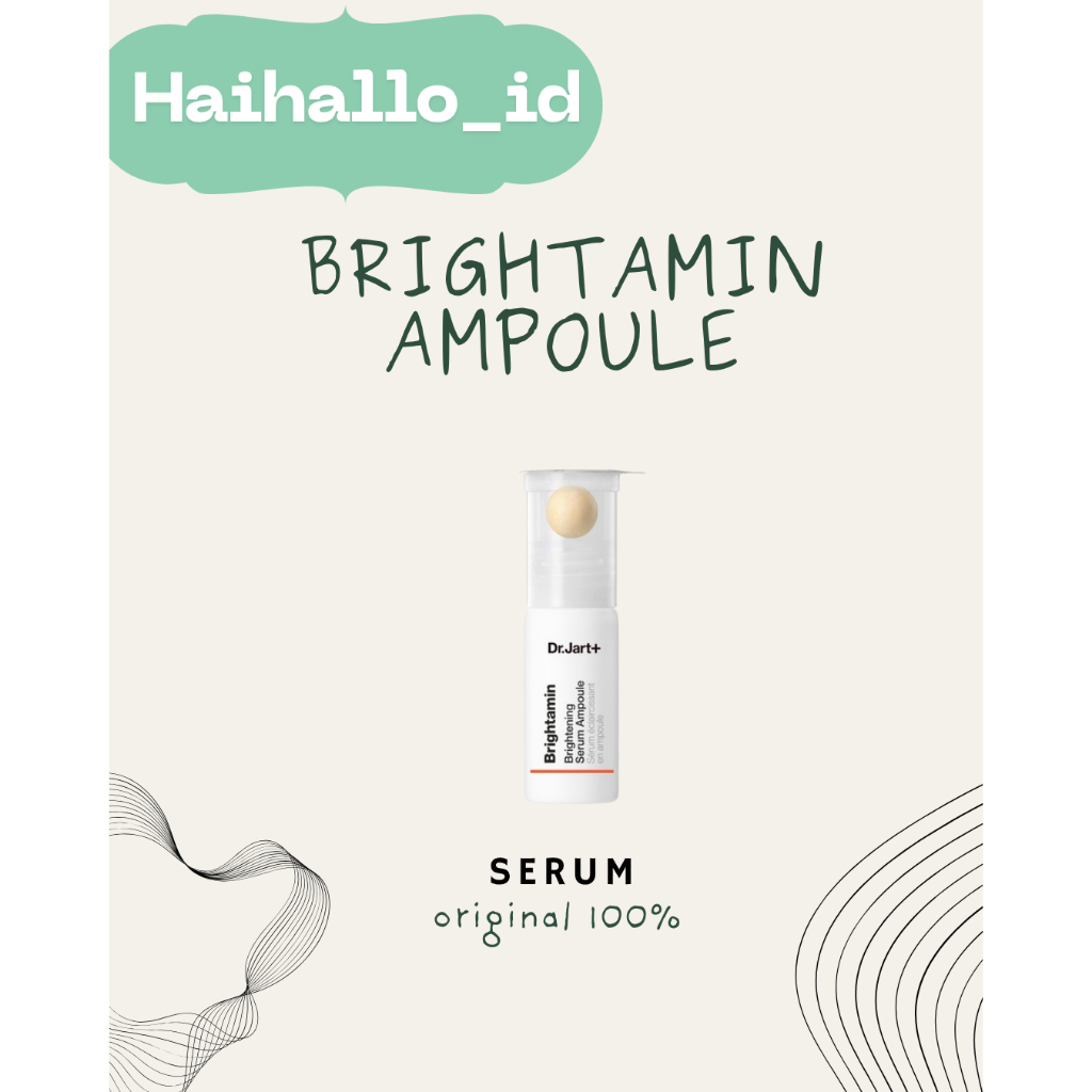HAIHALLO SERUM AMPOULE DR JART BRIGHTAMIN 8G  ORIGINAL
