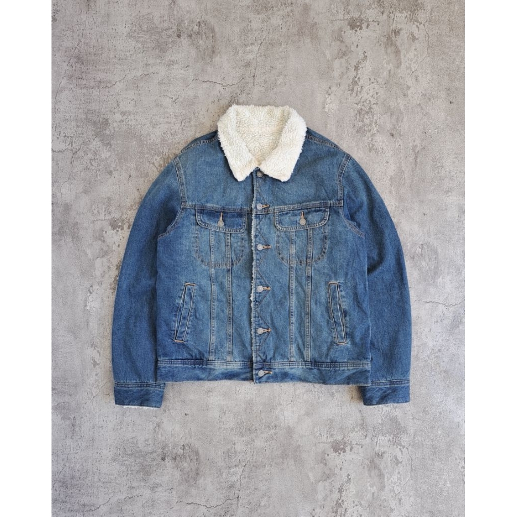 uniqlo sherpa trucker denim jacket type 3
