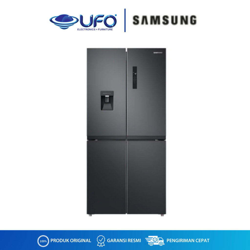 SAMSUNG RF48A4010B4 Kulkas Multidoor dengan Water Dispenser, 511L
