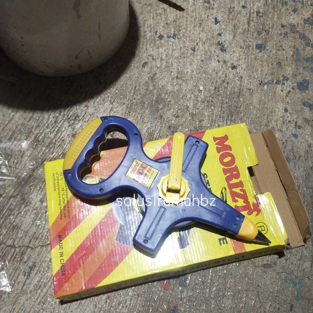 METERAN ROL 50M PLAT BAJA BESI STEEL MEASURING TAPE ROLL