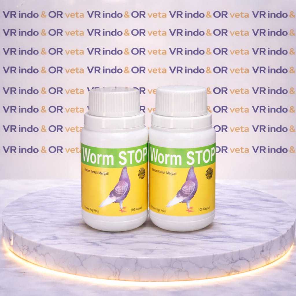 WORM STOP BARON OBAT CACING DAN PARASIT BURUNG MERPATI KICAU LOMBA