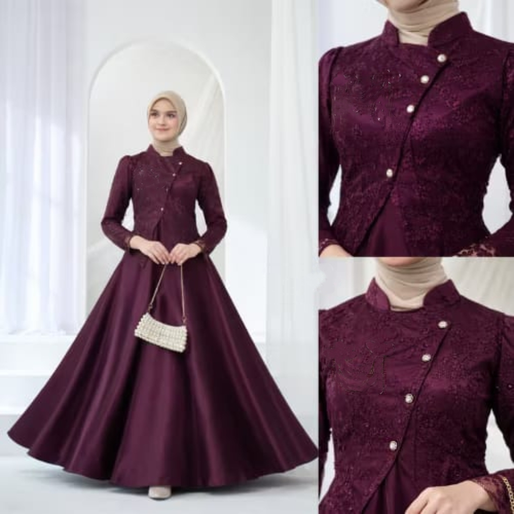Luvita Dress Kondangan Jumbo Model Simpel