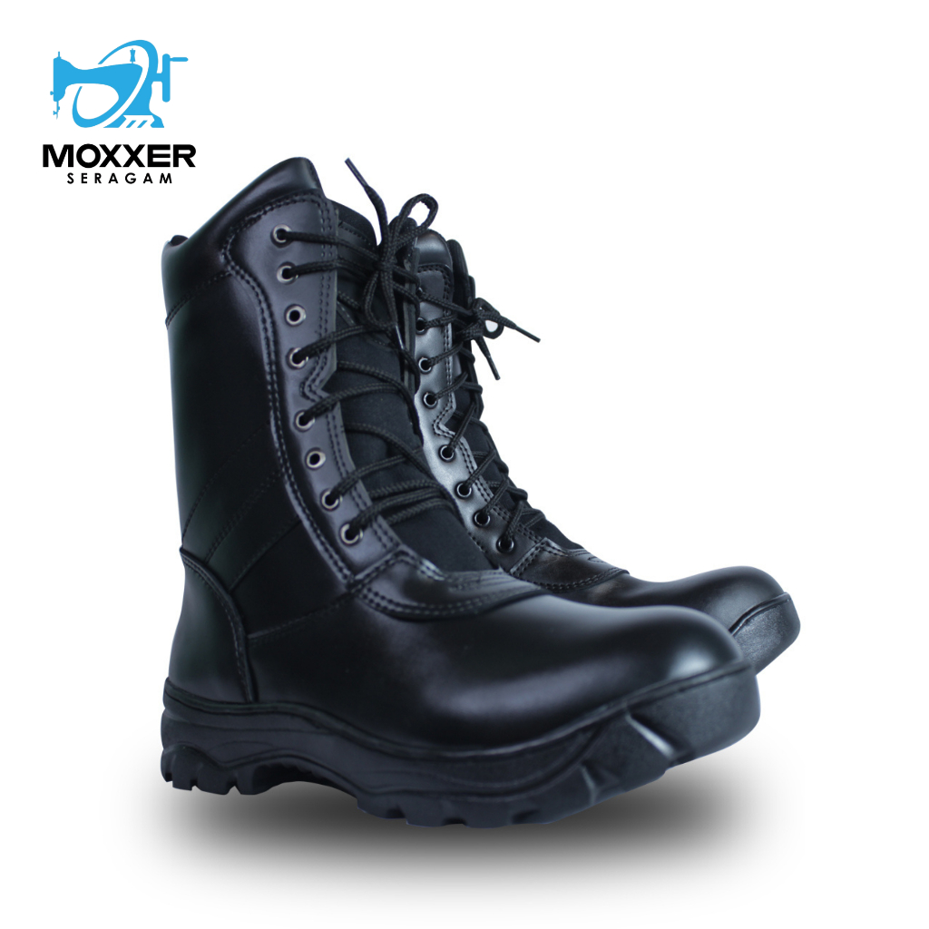 Sepatu PDL TNI AD Sol Army Sepatu Dinas PDL TNI AD Polri Satpam Security Premium - LB01