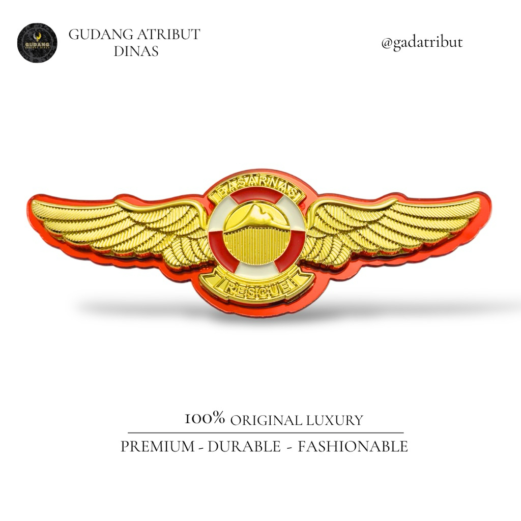 100% LUXURY Brevet Basarnas Polri/Brevet Basarnas Polri Luxury/Pin Basarnas Polri Luxury/Brevet Luxu