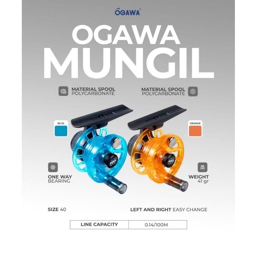 Reel Toxos OGAWA Mungil D40 Fly Reel Ogawa Mungil D40