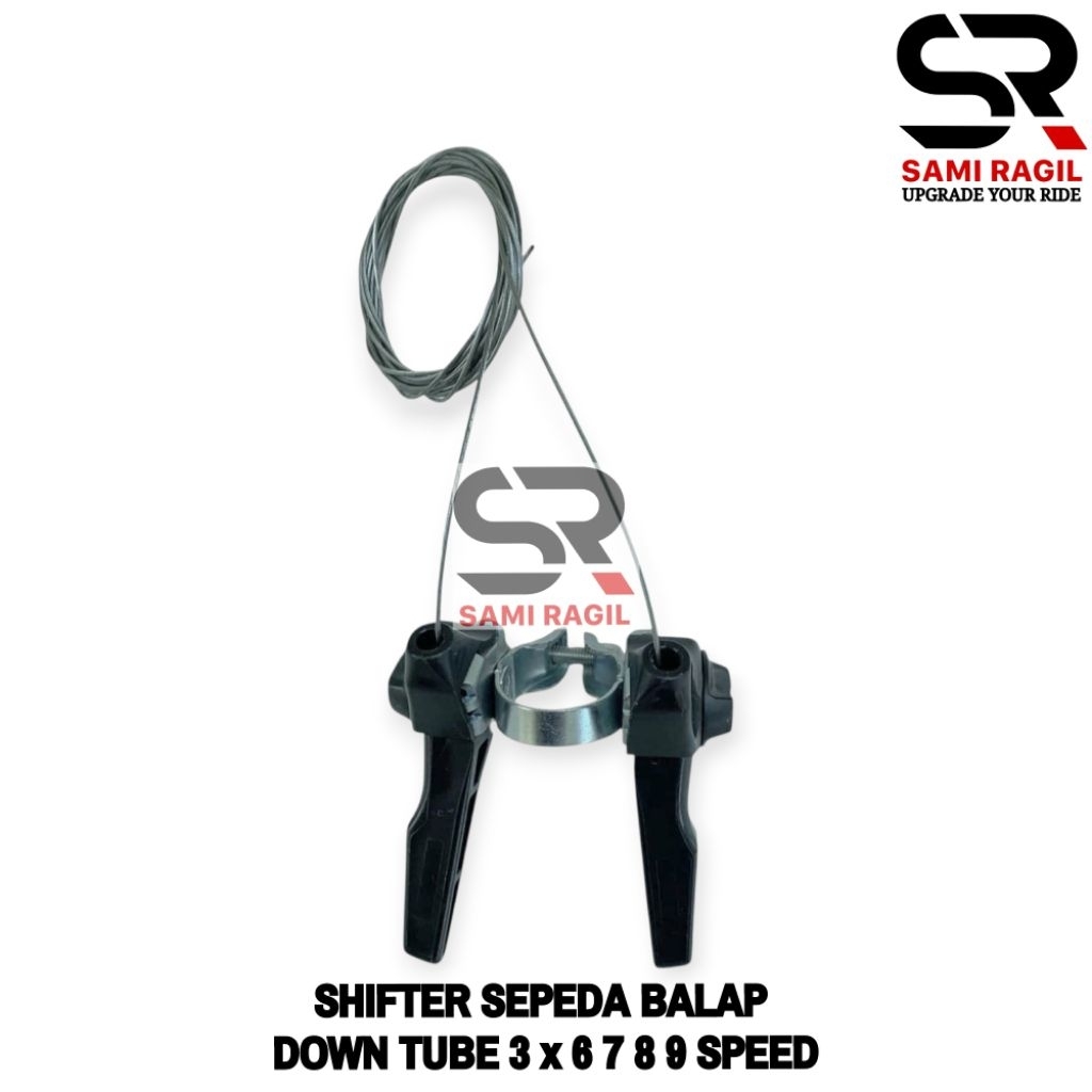 SHIFTER SEPEDA BALAP DOWN TUBE 3 x 6 7 8 9 SPEED DOWNTUBE VINTAGE BALAP JADUL ROAD BIKE DI FRAME STE