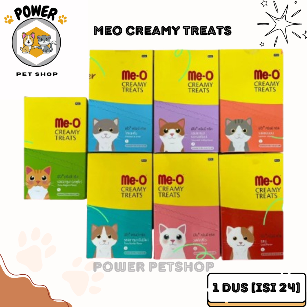 Snack Kucing - Meo Creamy Treats 1DUS [isi 24]