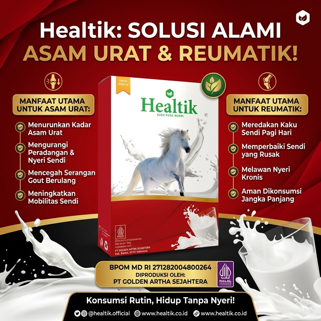 HEALTIK SUSU KUDA LIAR ASLI OBAT NYERI SENDI DAN REUMATIK