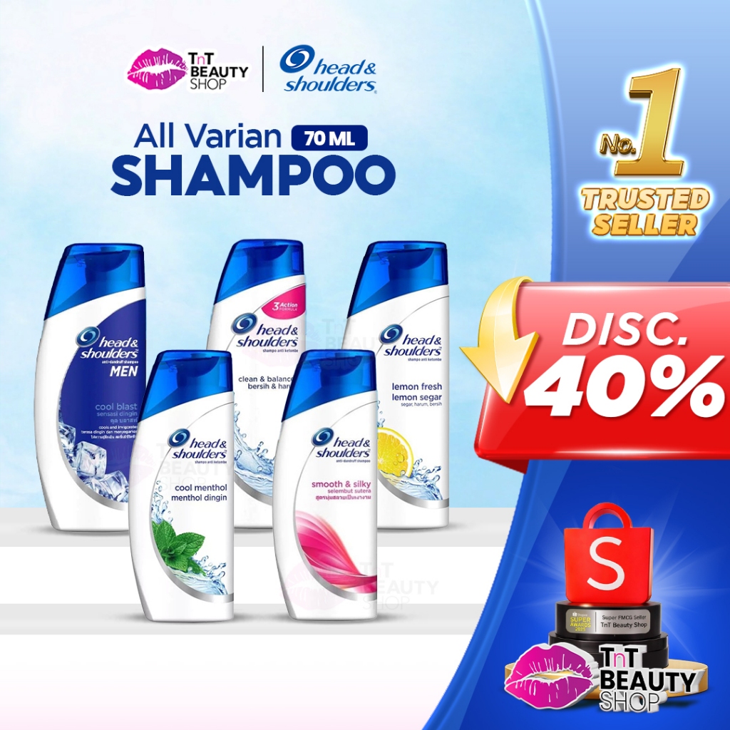 HEAD & SHOULDERS SHAMPOO 70ML SERIES  | TnT Beauty Shop