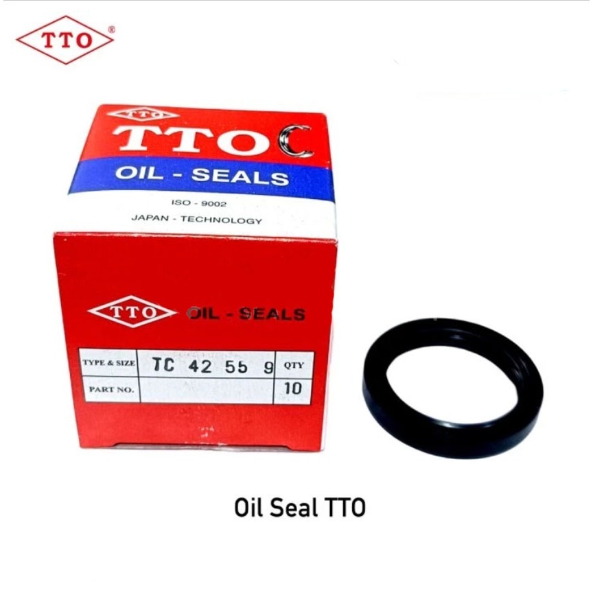 Oil Seal TC 42 55 9 Merk TTO / Seal Roda Belakang / Sel / Oil Seal/  Oli Sil Viar Kaisar Spare Parts