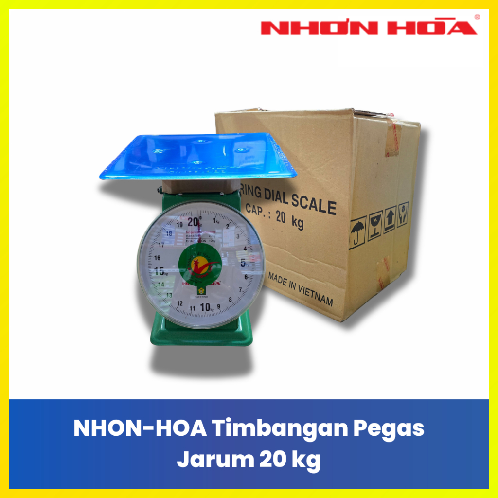 Nhon-hoa Timbangan Besi Jarum 20kg-100kg Alat Timbang Sembako Buah Laundry Paket27