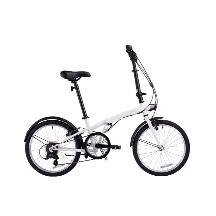 BTWIN TILT 120 Sepeda Lipat Dengan 6 Kecepatan Dan Rem V-Baja