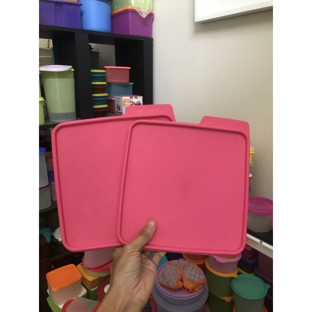 Tutup Seal Tupperware Toples Kotak Tupperware Warna Pink Seal Tutup Tupperware Original