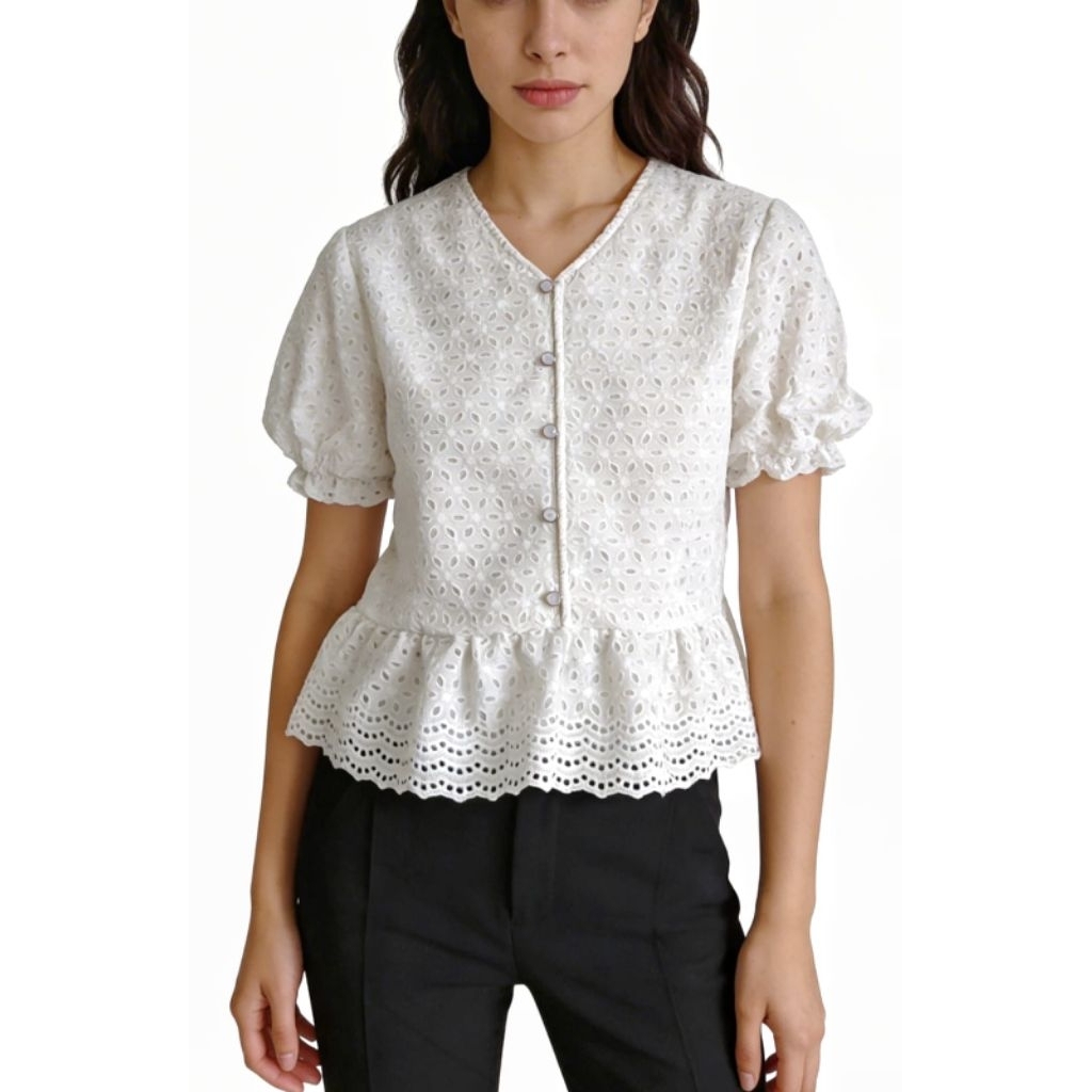 MOLLY BLOUSE WANITA TERKINI | KATUN BOLONG | FASHION WANITA