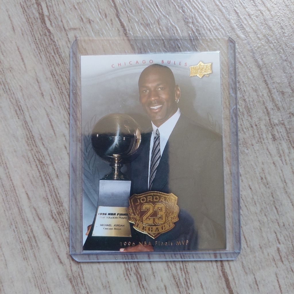 Kartu Basket Michael Jordan - Upper Deck - Jordan Legacy - 1996 NBA Finals MVP