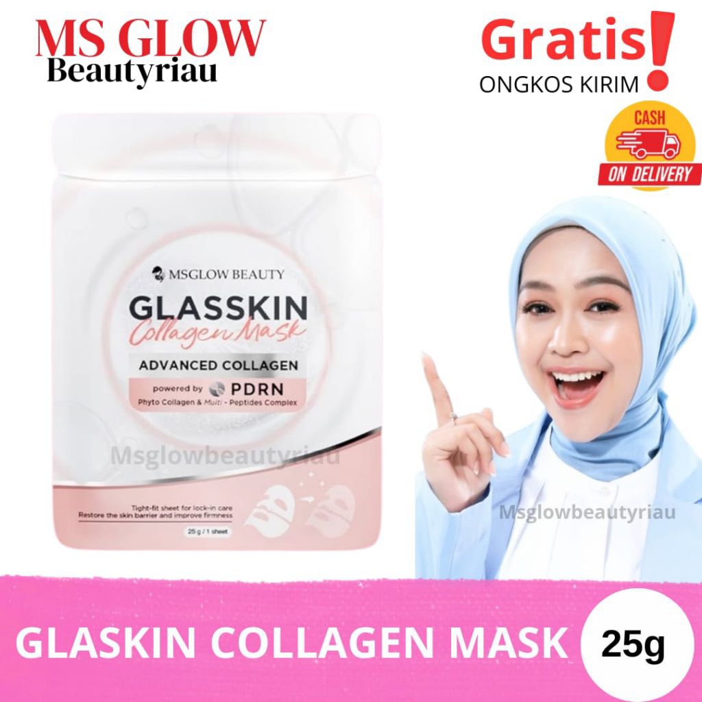 MS GLOW - GLASSKIN COLLAGEN MASK MS GLOW