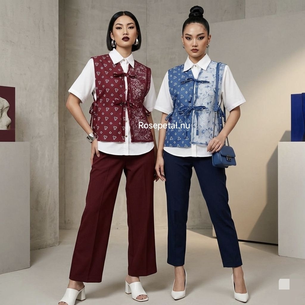 RAYA Outer Vest / outer brukat jumputan / vest jumputan