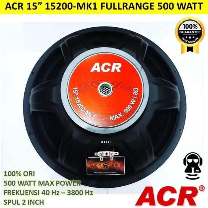 ACR 15200 MK1 NEW speaker komponen 15 inch driver 15” ACR original
