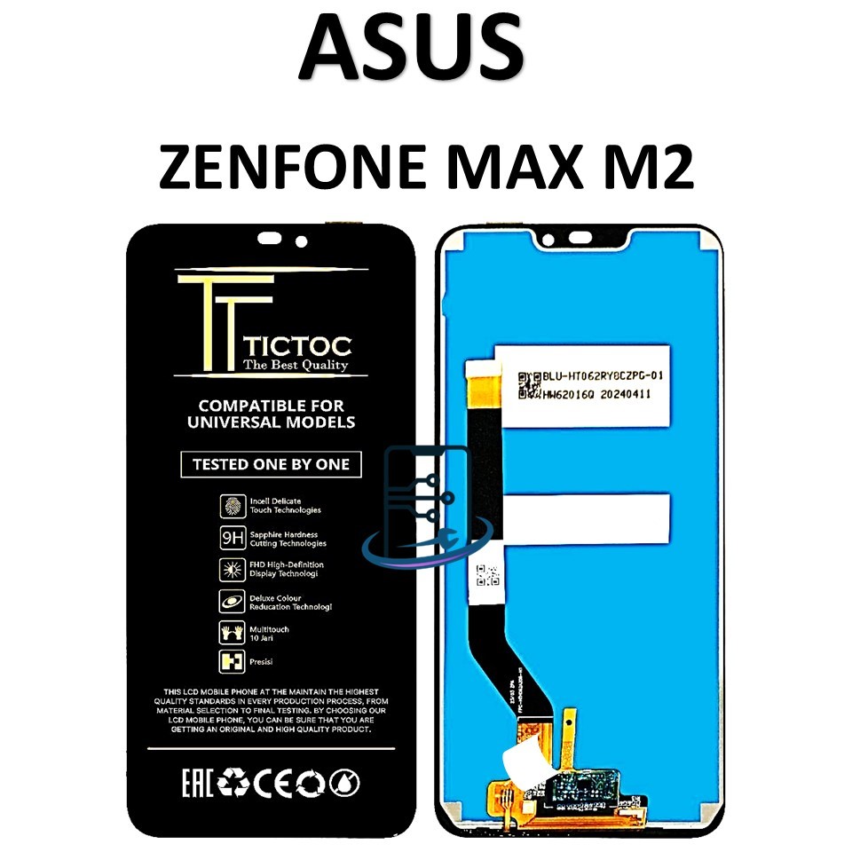 LCD TOUCHSCREEN ASUS ZENFONE MAX M2 FULLSET COMPLETED ORIGINAL 100%