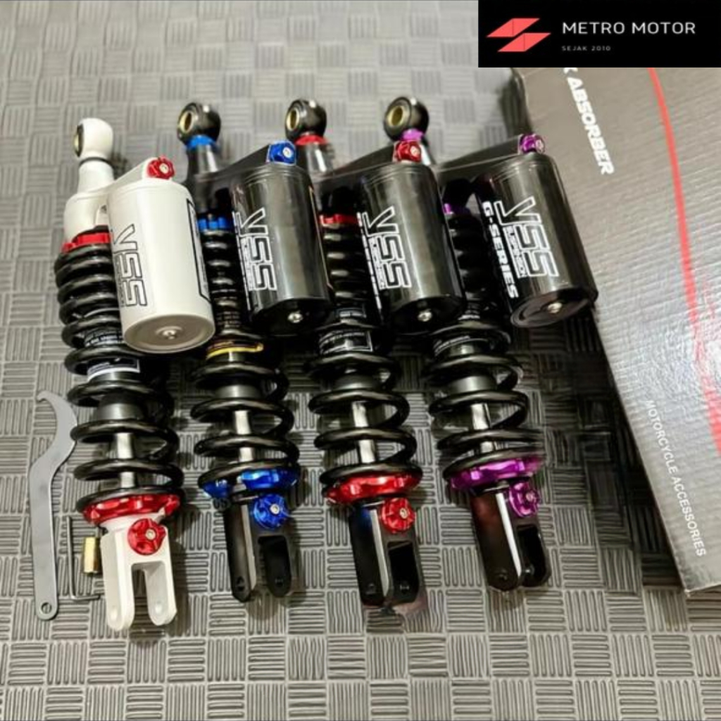 SHOCKBREAKER COPY YSS MODEL G-SPORT SERIES UKURAN 310MM DAN 330MM MOTOR MATIC SINGLE SHOCK ( MIO X-R