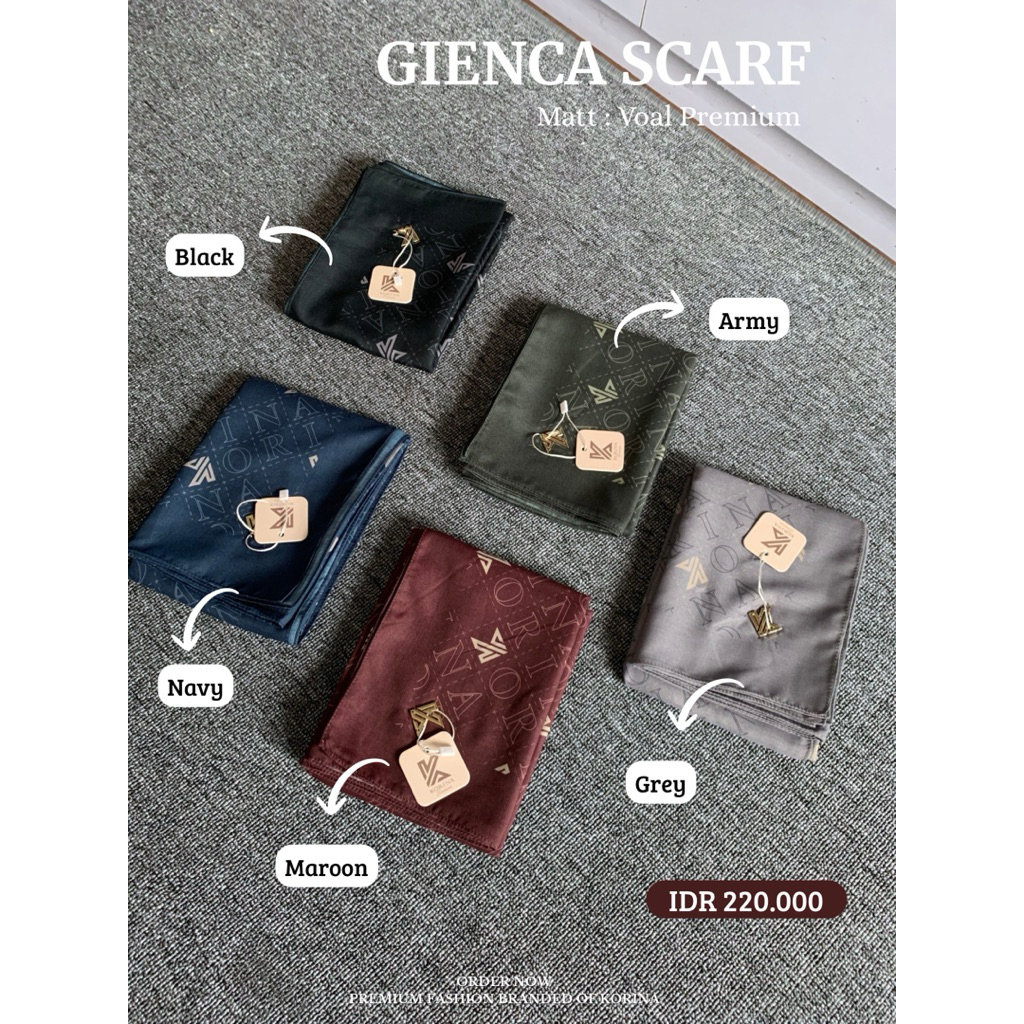 Gienca Scarf By Korina // Korina Scarf // Scarf Series