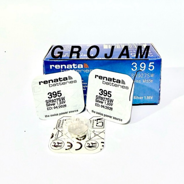 Harga 1 Box, Renata 395 Renata 927 Renata SR927SW Baterai 395 Baterai 927 Original