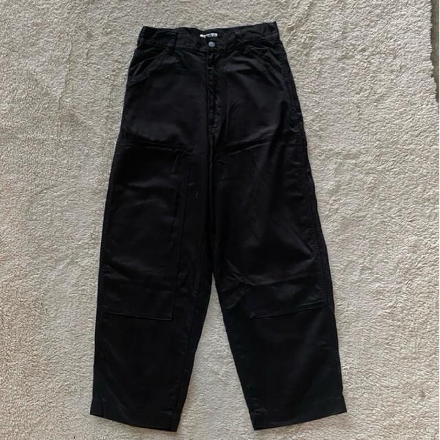 UNIQLO X UNDERCOVER LONG PANTS CHINO DOUBLE KNE BLACK