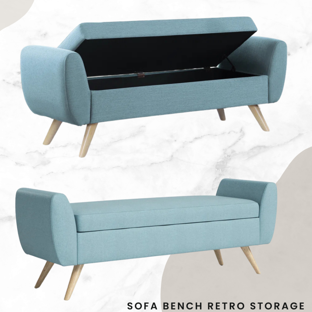 ( 17 ) sofa retro storage box sofa bench dengan penyimpanan panjang 150 cm