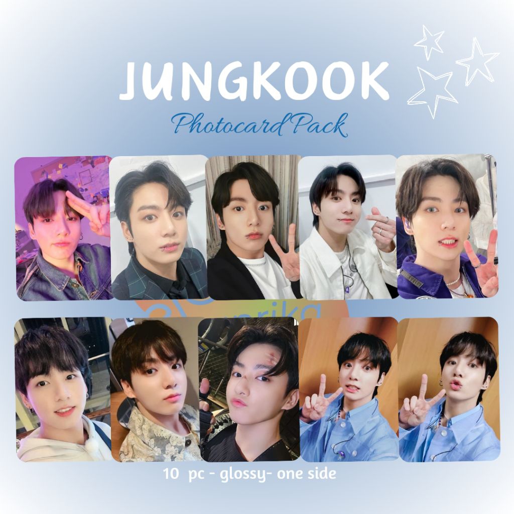 BTS JUNGKOOK PHOTOCARD PC UNOFFICIAL