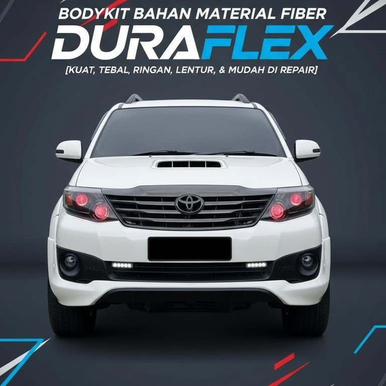 Bodykit Fortuner 2011-2014 Plus Spoiler