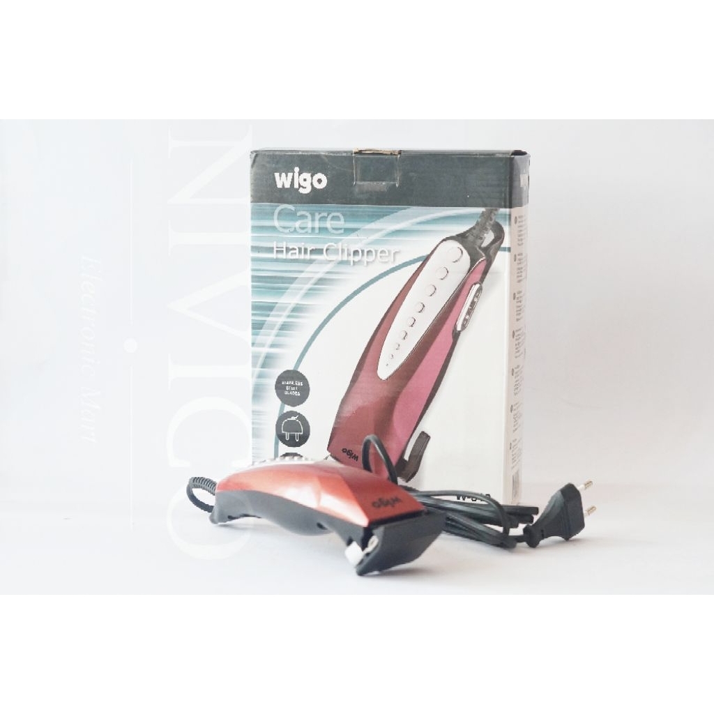 Wigo Hari Clipper Care Alat Pencukur Rambut Stainless Steel Pisau dan Aksesoris Lengkap W 510 untuk 