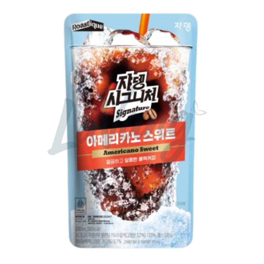 JARDIN Signature Americano Sweet Kopi Pouch Korea Ready to Drink 230ml HALAL