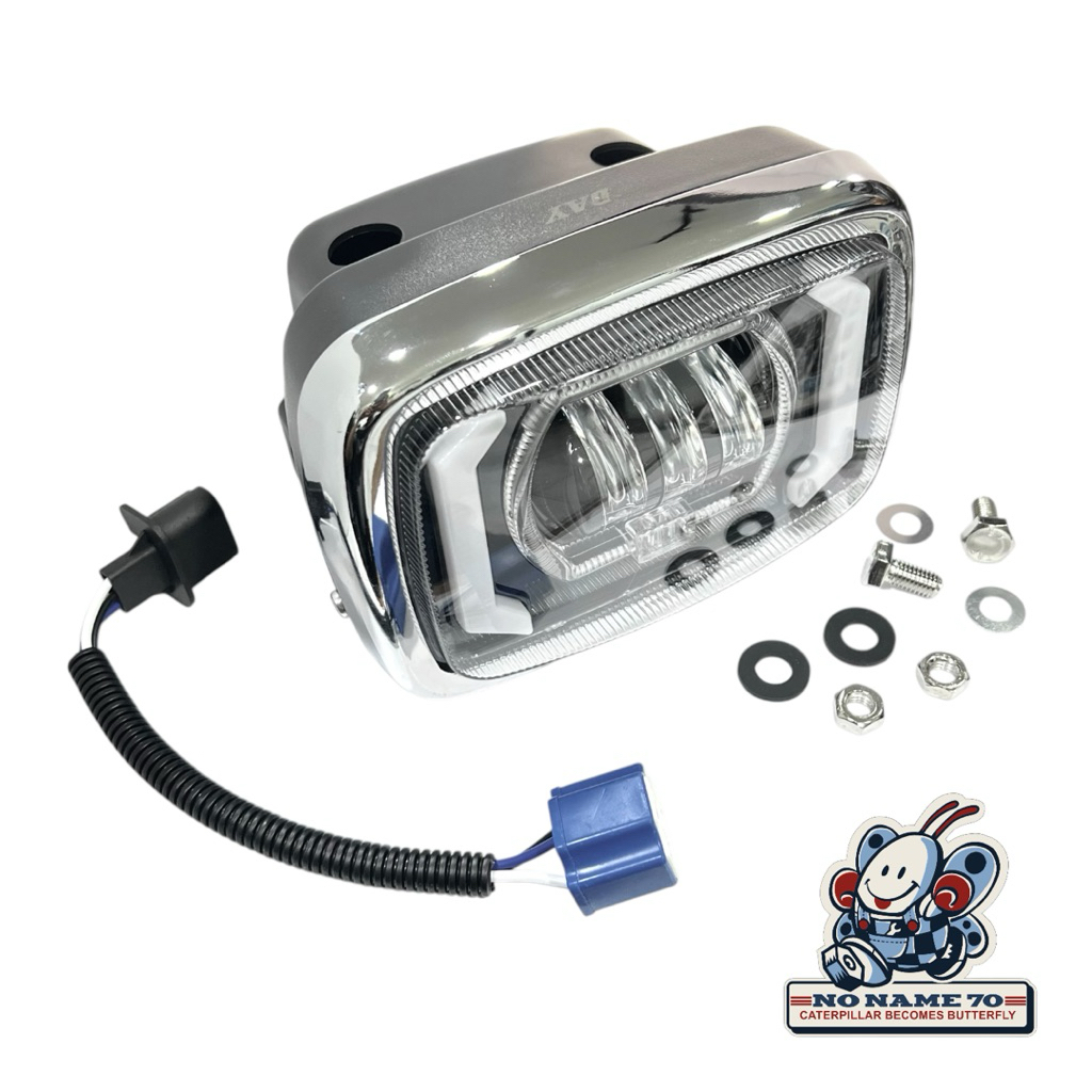 Reflektor Lampu Depan Biled LED Daymaker Honda Win100 Win 100 Tahun Tua