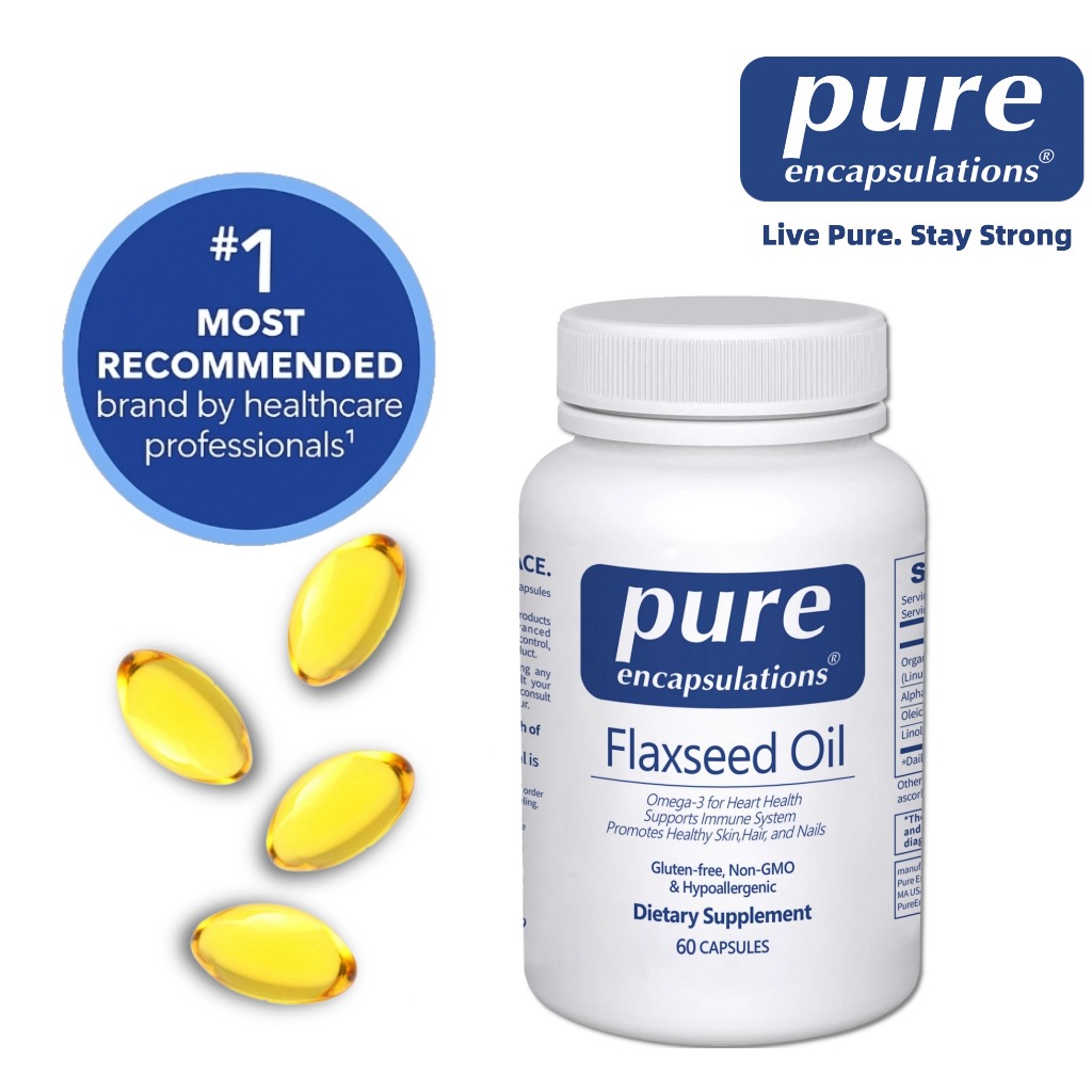 Flaxseed Oil Premium – Nutrisi Alami untuk Pencernaan & Keseimbangan Tubuh, 60 kapsul
