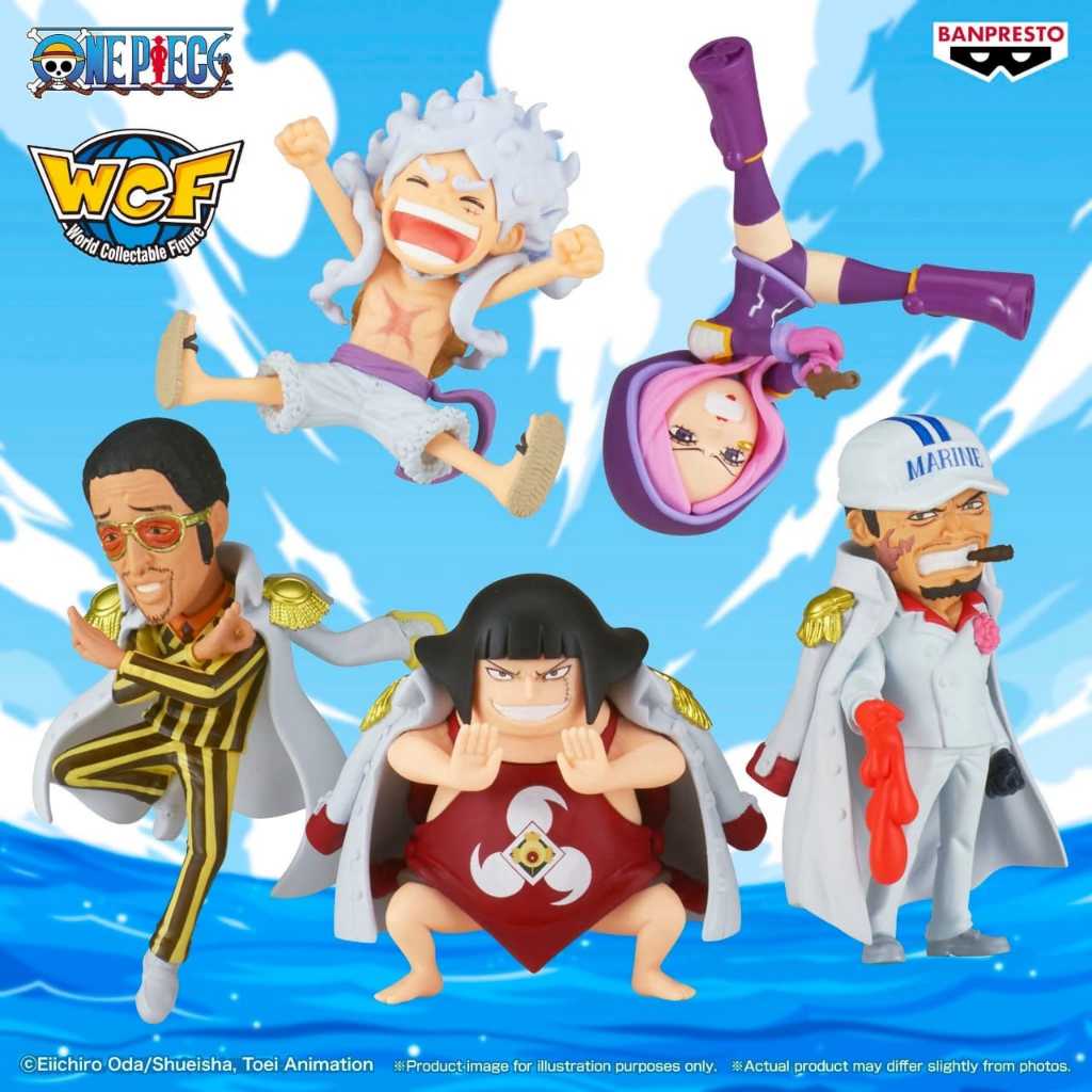 WCF One Piece Egghead 6 Figure set Original