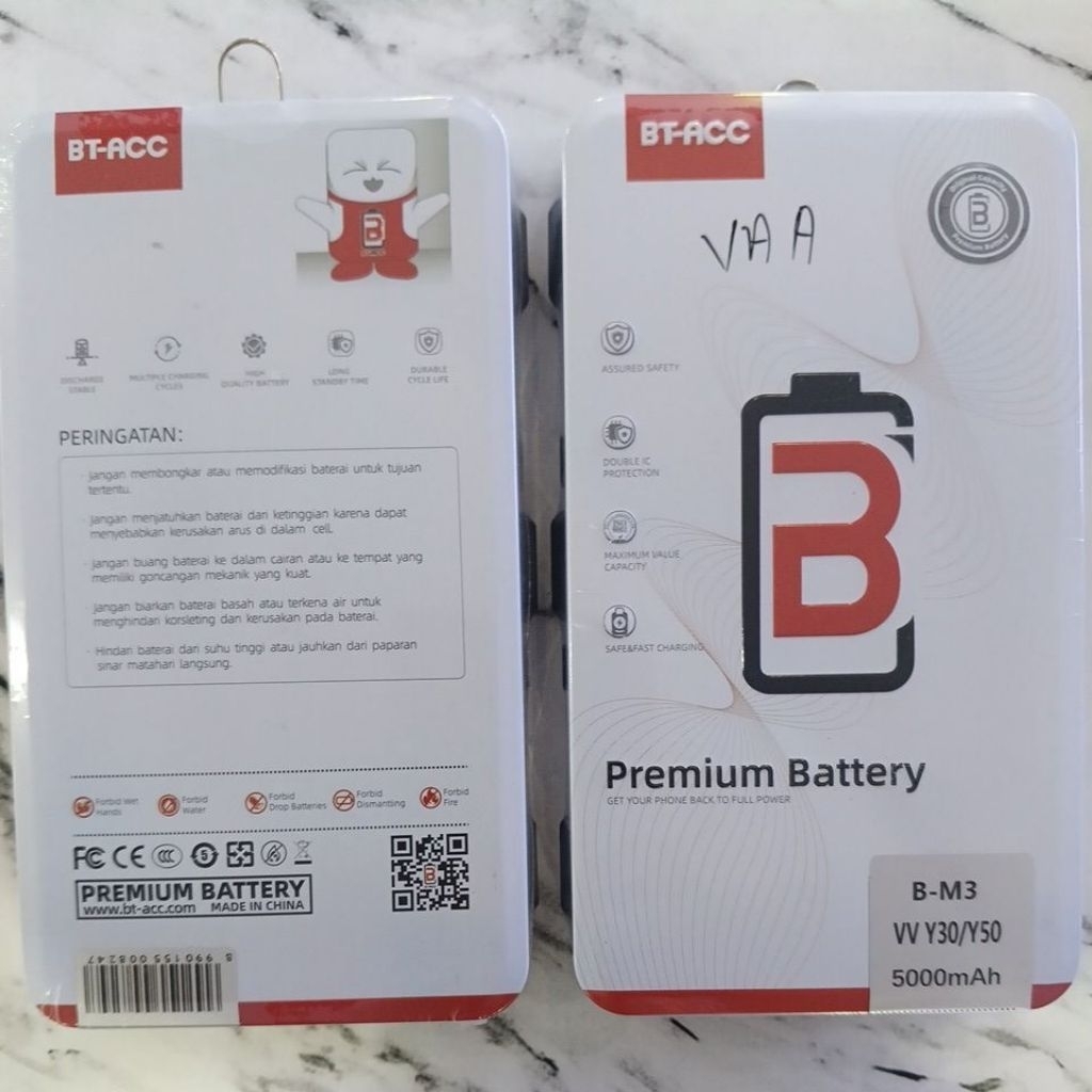 Battery B-M3 Premium Double IC VIVO Y30 / VIVO Y30i / VIVO Y50