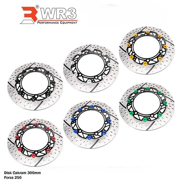 Piringan Cakram Disc Brake Depan 300mm WR3 Honda Forza 250