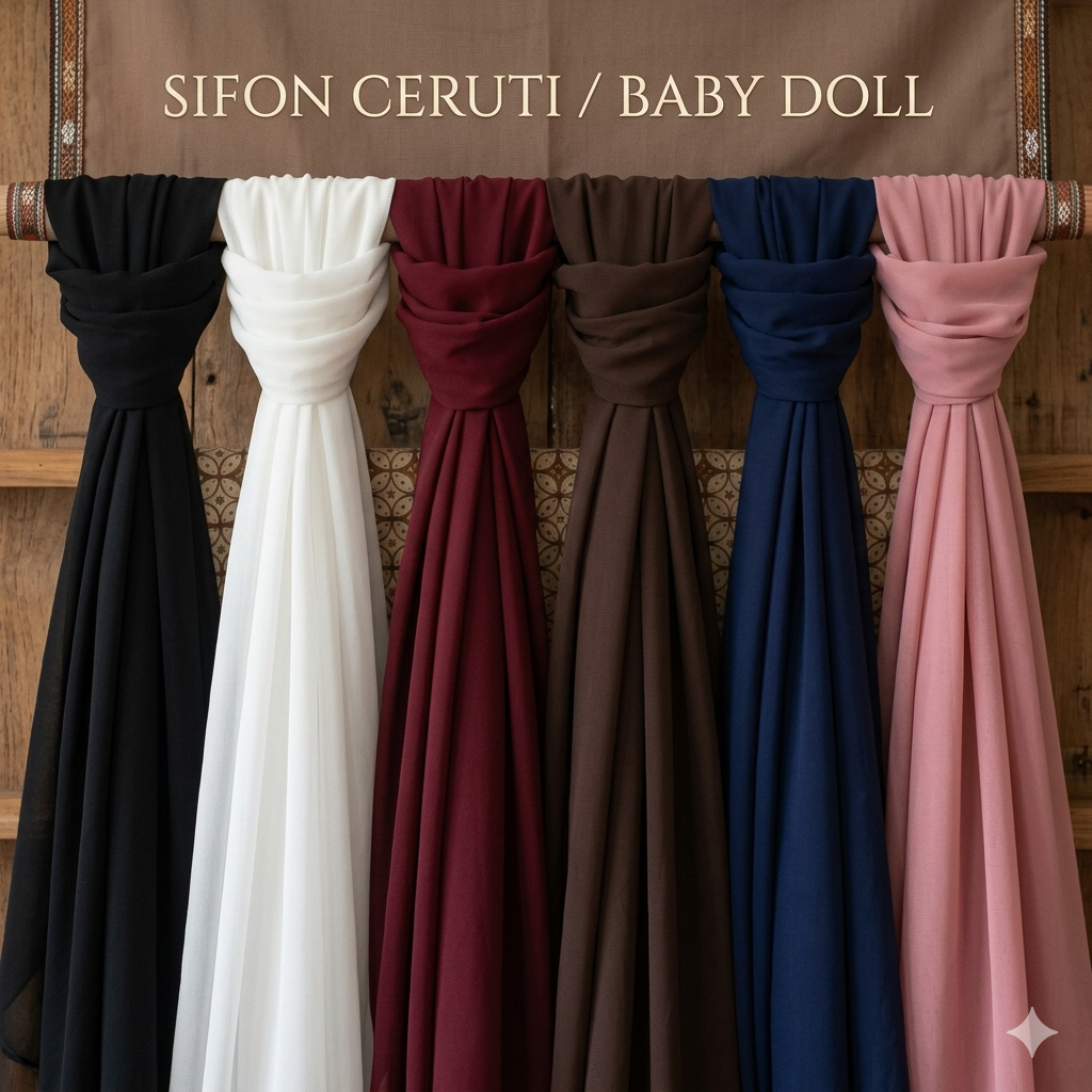 Kain Sifon / Chiffon Baby Doll / Ceruti / Georgette