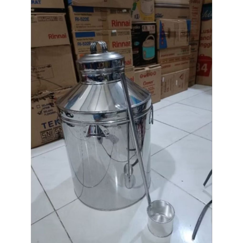 Dandang Bajigur/dandang jahe merah/tong sekoteng/dandang bajigur kecil ukuran 24-35CM Stainless