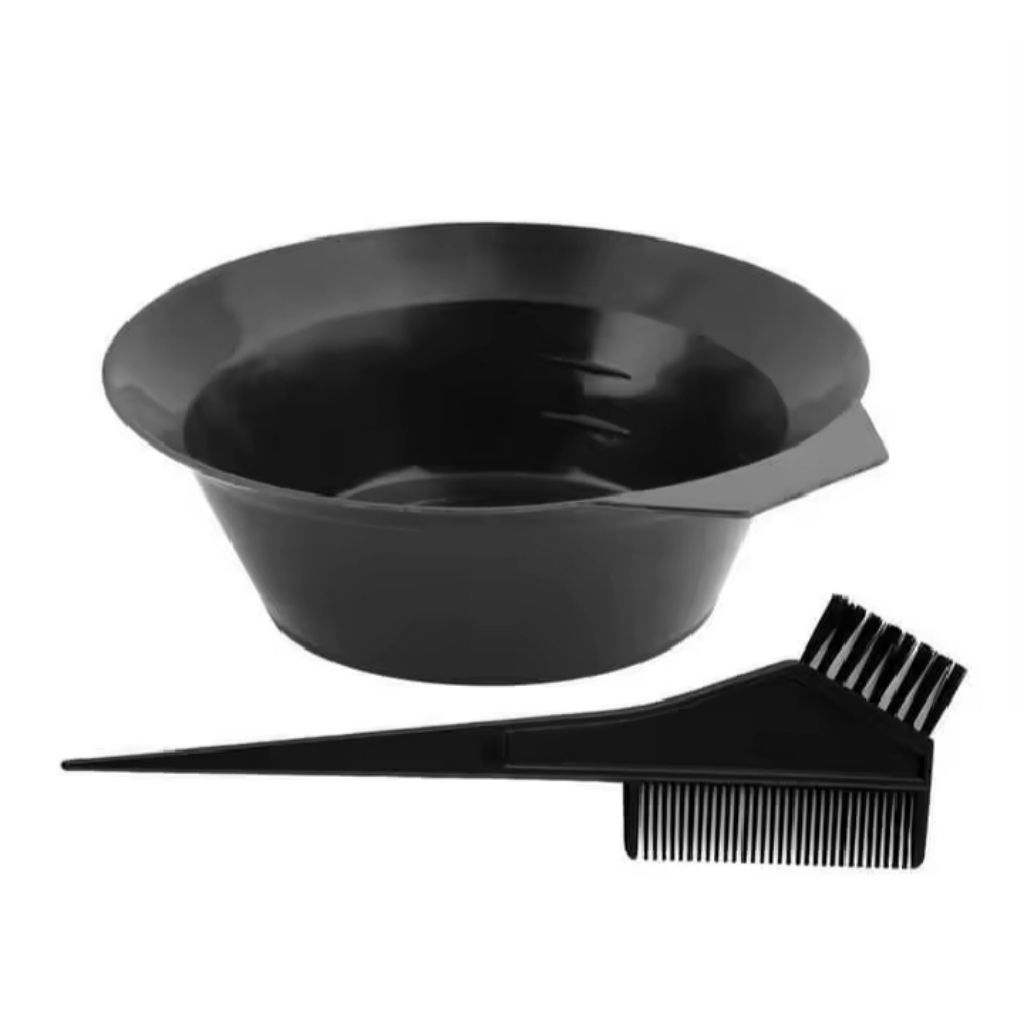 Mangkuk Cat Rambut + Sisir Semir / Wadah Mangkok Tempat Mewarnai Rambut Bonding Smoothing