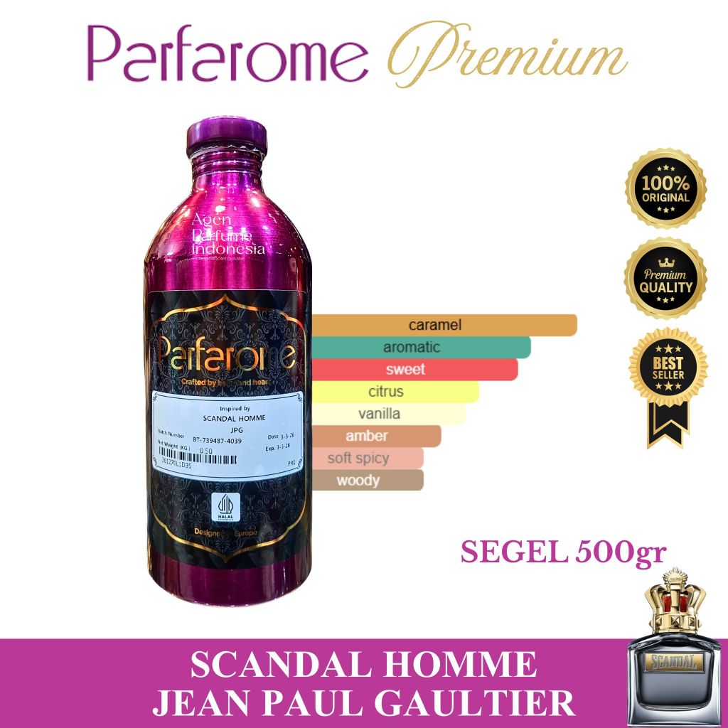 SCANDAL HOMME By PARFAROME PREMIUM Segel 500gr