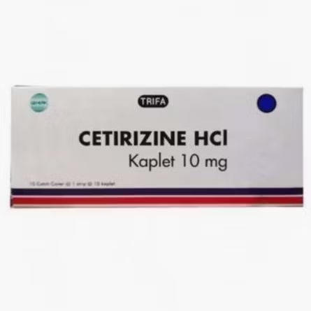 CETIRIZINE 10 mg TRIFA box 100 kaplet