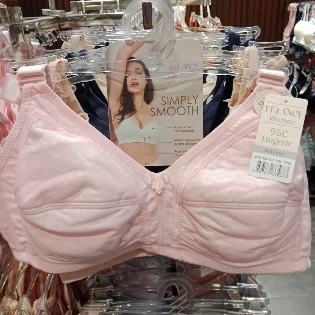 FELANCY BRA TANPA KAWAT BUSA TIPIS FULL CUP C (72-2013)