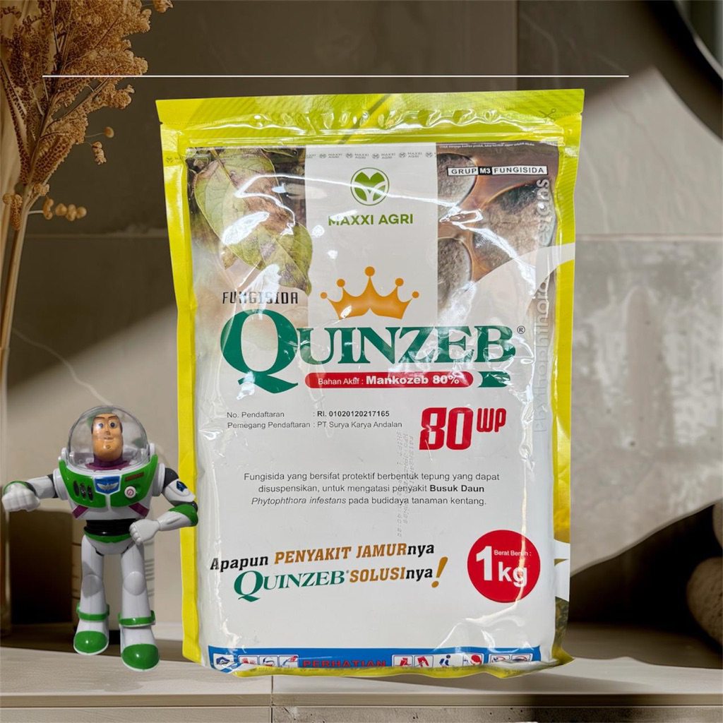 Fungisida Quinzeb 80 WP 1 Kg - Fungisida Kontak Mancozeb