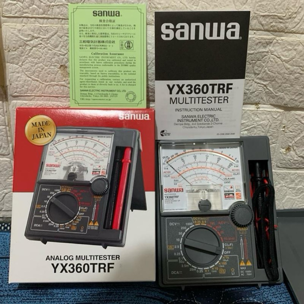Sanwa Analog Multitester YX360TRF Made in Japan Original
