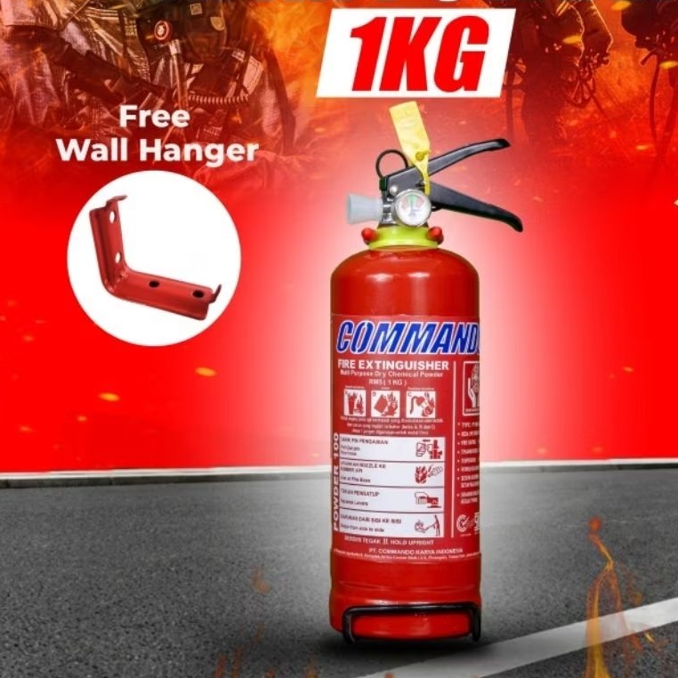 Apar 1 Kg Powder / Tabung Pemadam Kebakaran 1 Kg Powder
