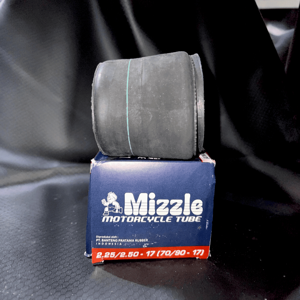BAN DALAM MIZZLE 225/250-17 (70/90-17) RING 17 ORIGINAL MIZZLE 100% - BAN DALAM MOTOR BEBEK SPORT SU